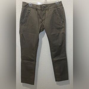 Diesel Women’s Cargo Pants Size 29 Green Zipper/Button